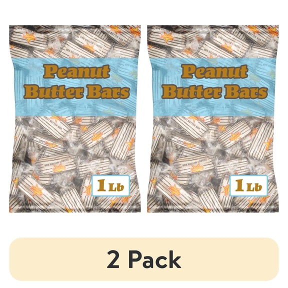 (2 pack) Atkinson's Peanut Butter Bars, 1 Pound Bag