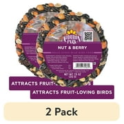 (2 pack) Audubon Park Nut & Berry Snack Stack Wild Bird Food, Dry, 1 Count Per Pack, 7.5 oz.