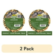 (2 pack) Audubon Park Songbird Snack Stack Wild Bird Food, Dry, 1 Count per Pack, 8.25 oz.
