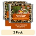 thumbnail interactive-video image 1 of (2 pack) Audubon Park Woodpecker Seed Cake Wild Bird Food, Pressed Seed Block, 24 oz., 1 of 12