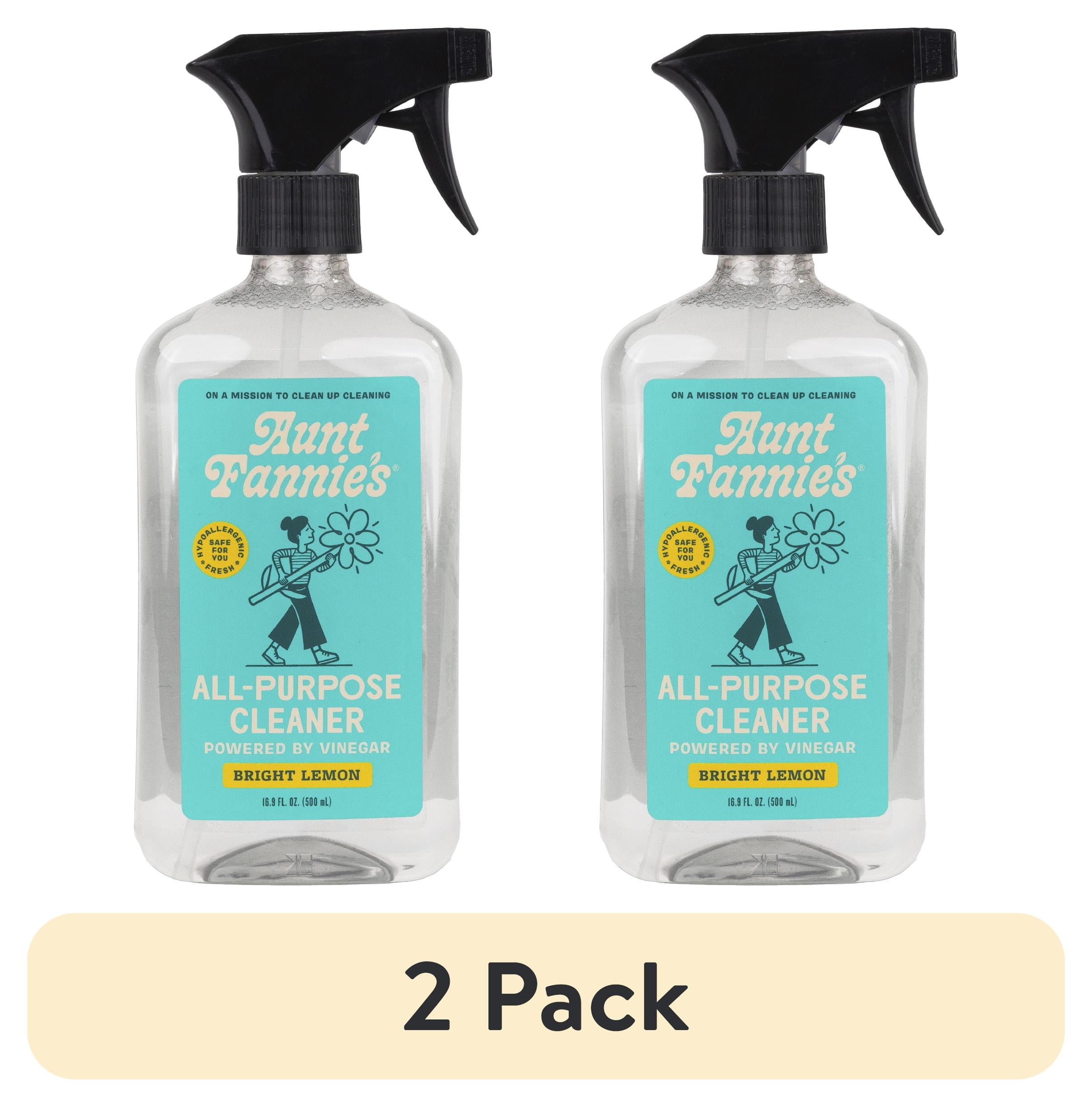 (2 pack) Aunt Fannie's All-Purpose Cleaning Vinegar Spray, Lemon, 16.9 oz