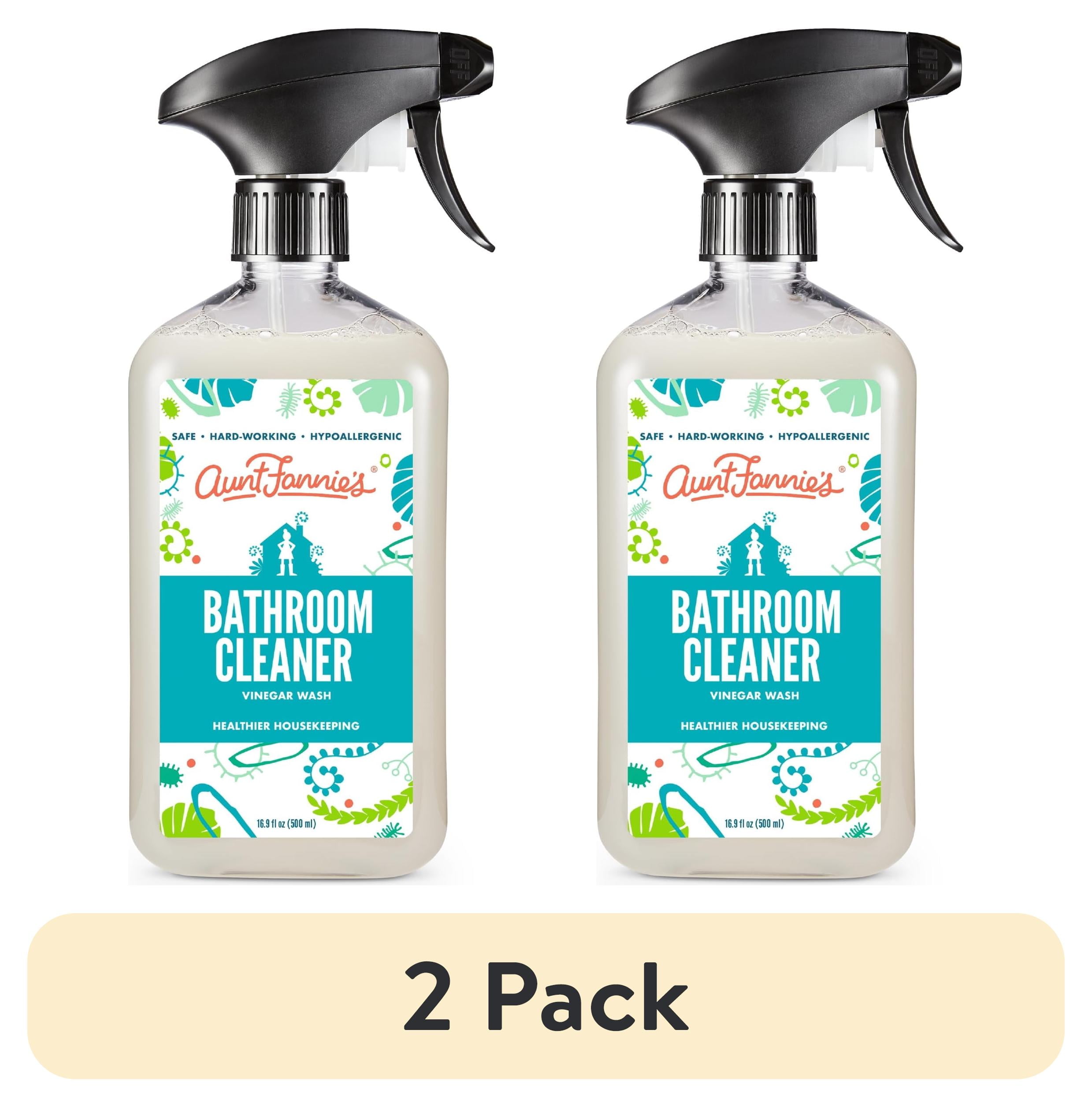 (2 pack) Aunt Fannie’s All-Purpose Vinegar Bathroom Cleaner Spray, 16.9 oz - Walmart.com