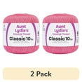 thumbnail image 1 of (2 pack) Aunt Lydia's Classic Crochet Thread Size 10-French Rose, 1 of 7