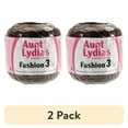 thumbnail image 1 of (2 pack) Aunt Lydia's Fashion Crochet Thread Size 3-Coffee, 1 of 3