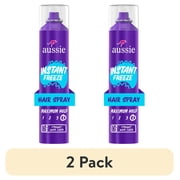 2 pack Aussie Instant Freeze Sculpting Mousse, Mousse for Curly Hair, Straight Hair, and Wavy Hair, For unisex 6 oz