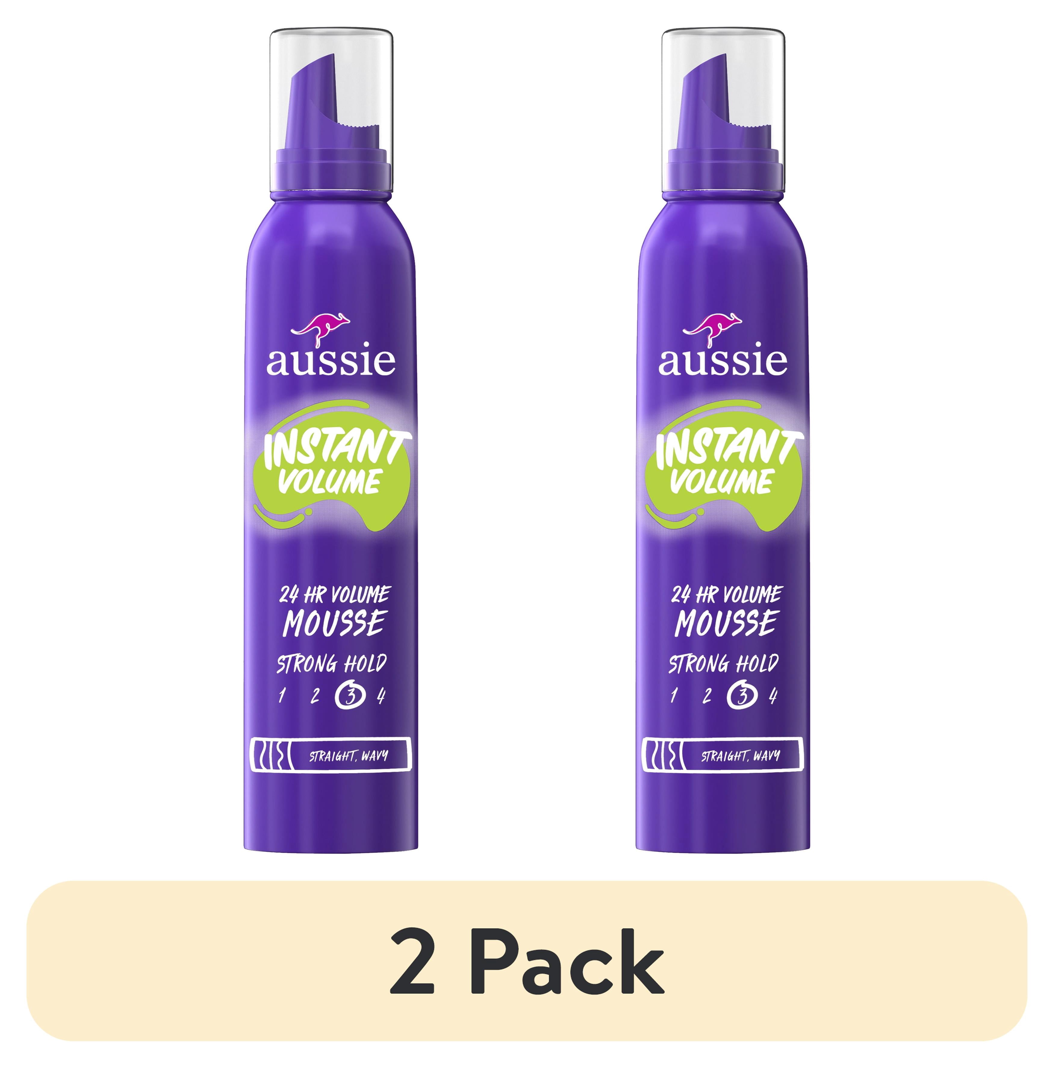 (2 pack) Aussie Instant Volume Mousse, 24-hour Volume Mousse, 6 oz