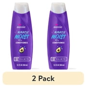 2 pack Aussie Miracle Moist Conditioner for All Hair Types, 12.1 fl oz
