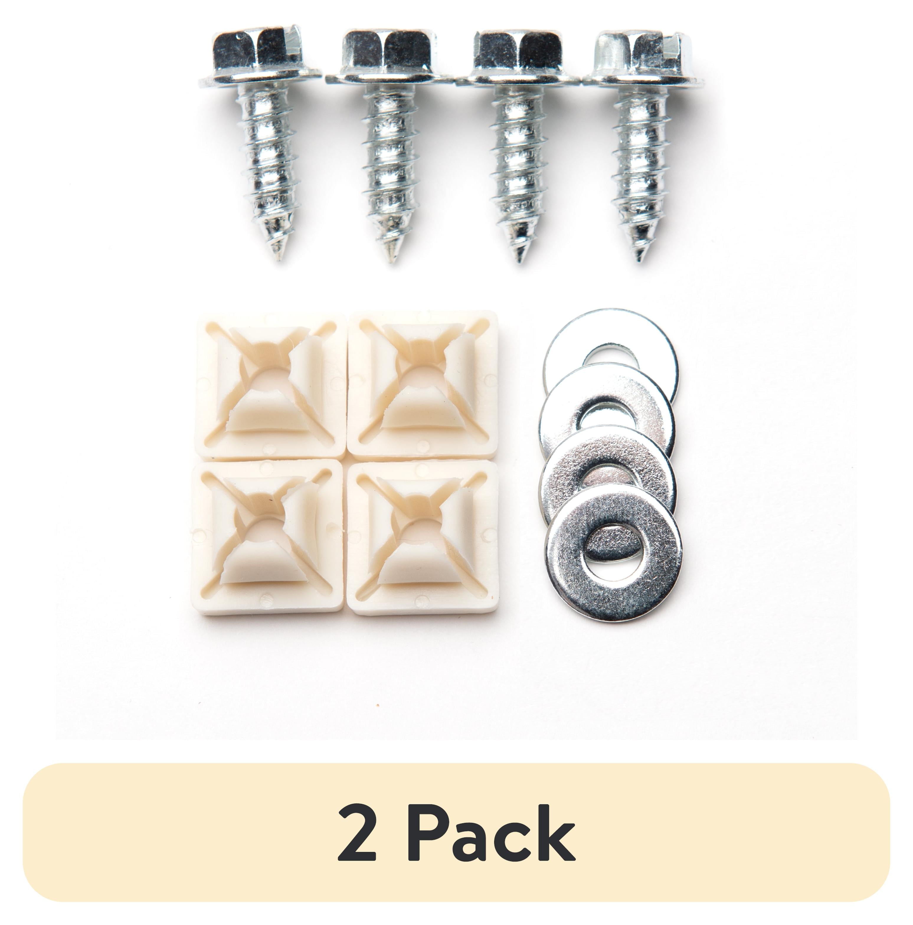 8 X 2 In. 1/4 Hex Head Slotted Sharp Point Self-Piercing & Tapping - Foto 3