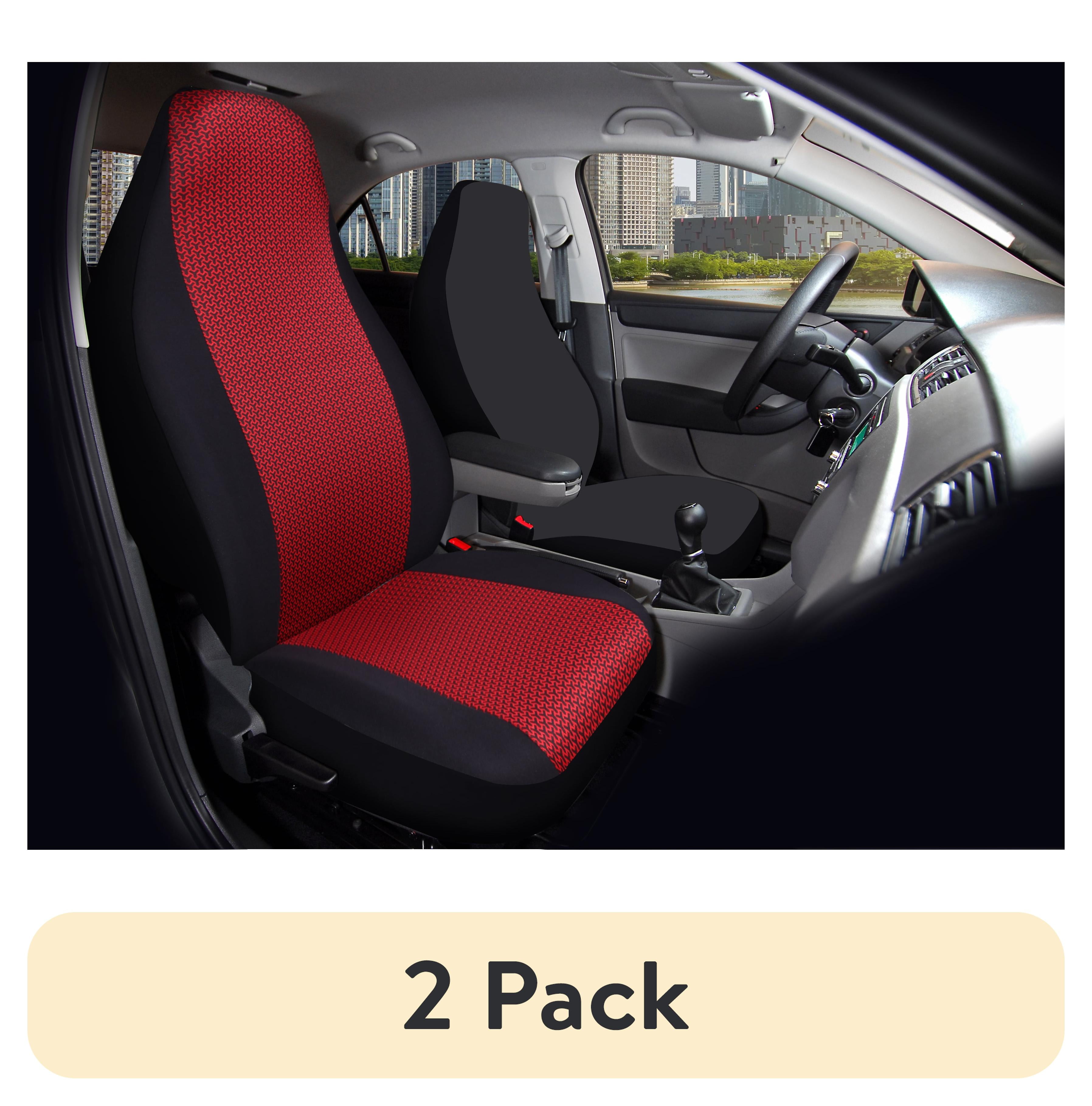 pack) Auto Drive 1pc Atlanta Red Seat Cover-Universal Fit