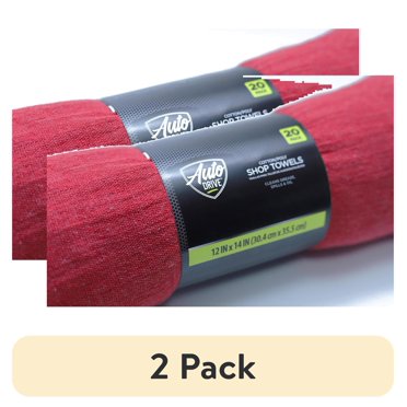 (2 pack) Auto Drive Pack Shop Towel 20 Pieces