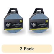 (2 pack) Auto Drive Microfiber Applicator Pad, 2 Pack, Blue