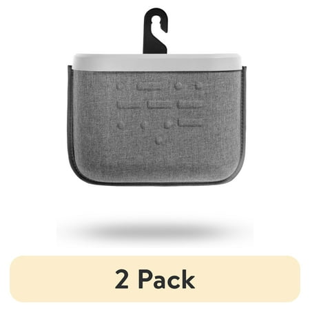 (2 pack) Auto Drive MOLLE Strap Compatible Trash Can, Universal, AZ533782