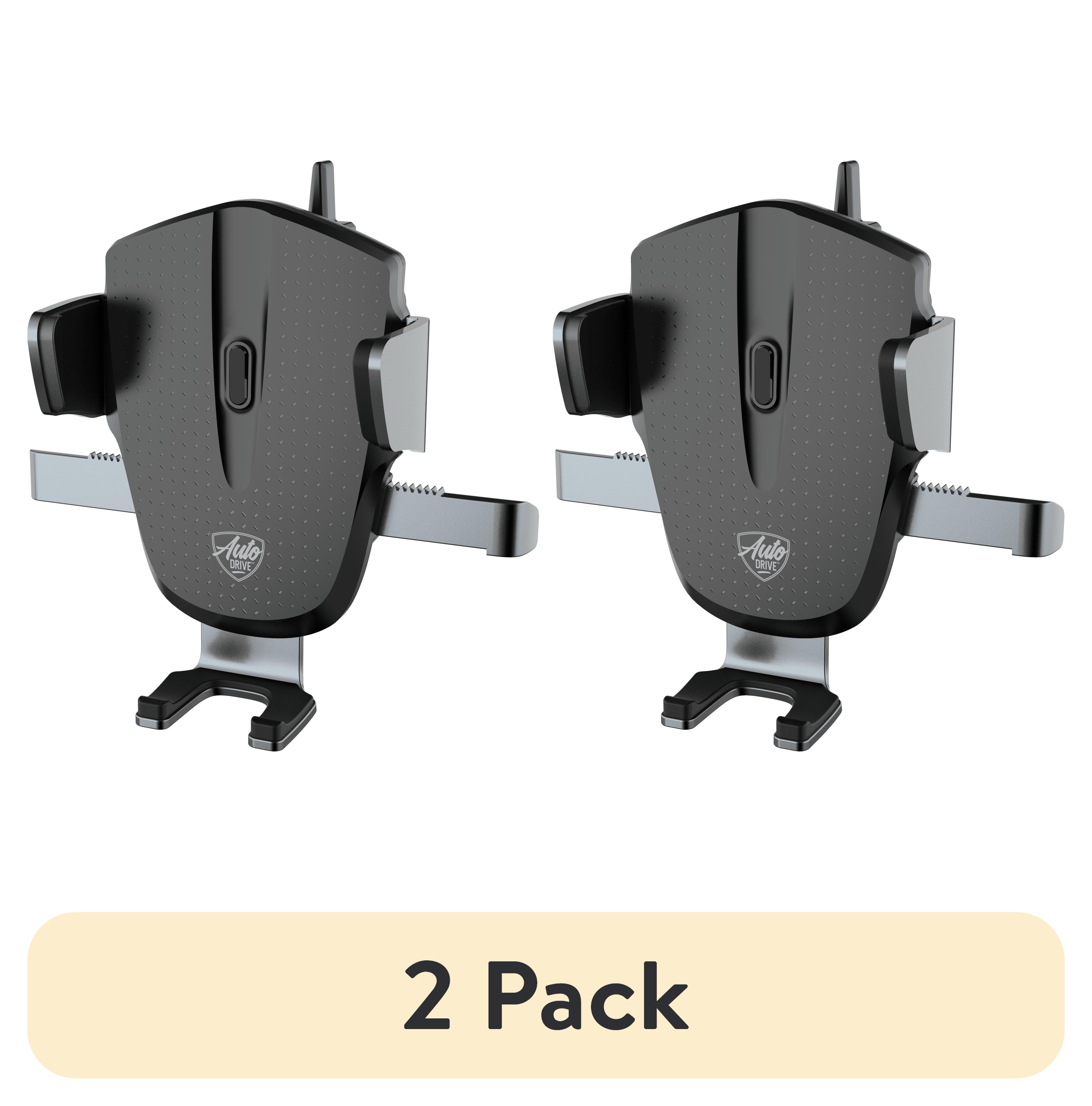 (2 pack) Auto Drive One Touch Air Vent Mount Phone Holder, Cradle, Sturdy, Single-Hand Operation