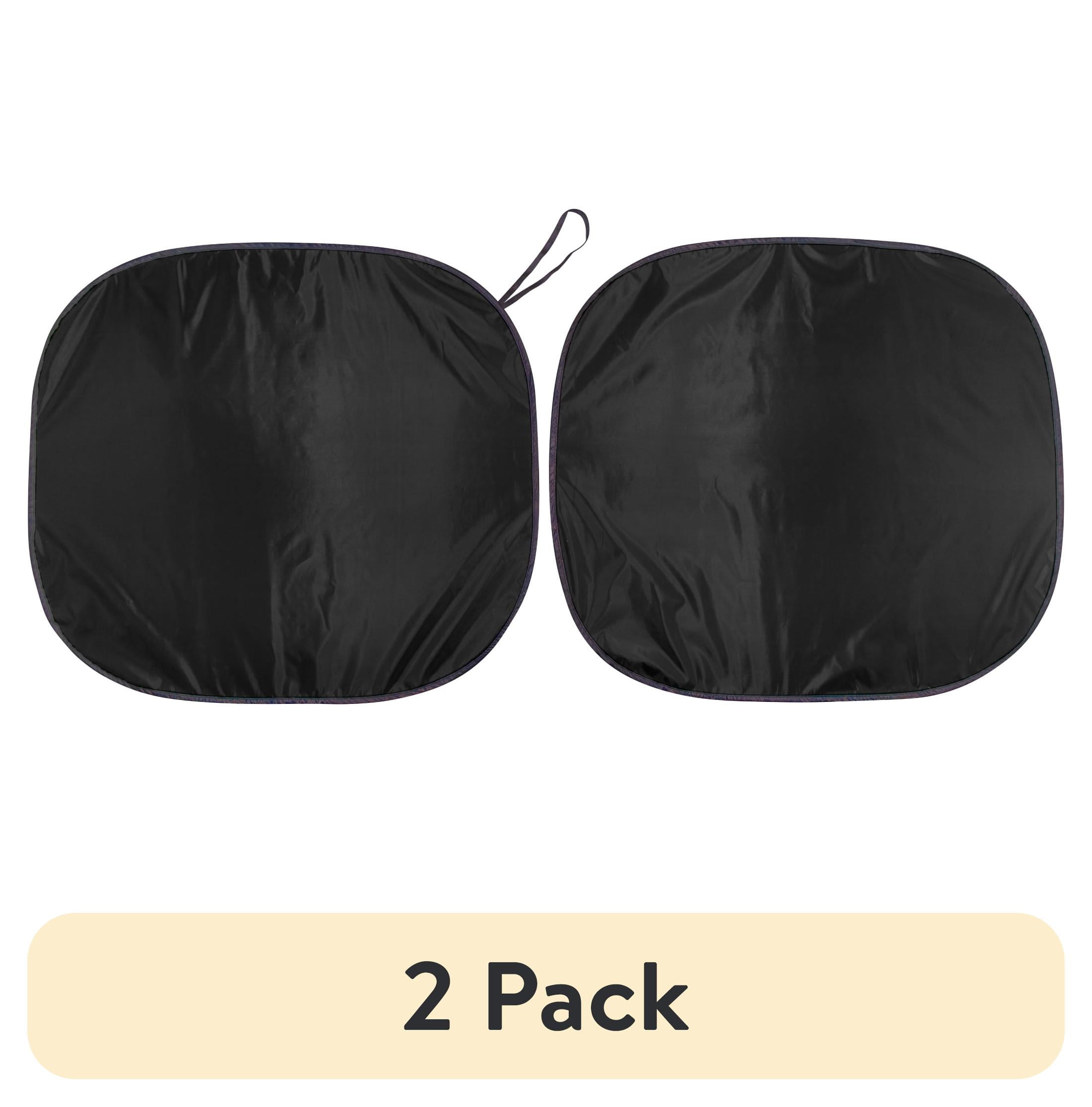 Auto Drive Universal Fit Black Twist Sunshade 1 Pair , 28.5