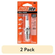 (2 pack) Autolite Small Engine Spark Plug, 64 for Select Honda Small Engine and other Power Equipment, also Fits Select Toyota and Suzuki