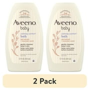 (2 pack) Aveeno Baby Calming Comfort Lavender & Vanilla Bath & Wash, 12 fl. oz
