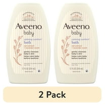 (2 pack) Aveeno Baby Calming Comfort Lavender & Vanilla Bath & Wash, 12 fl. oz
