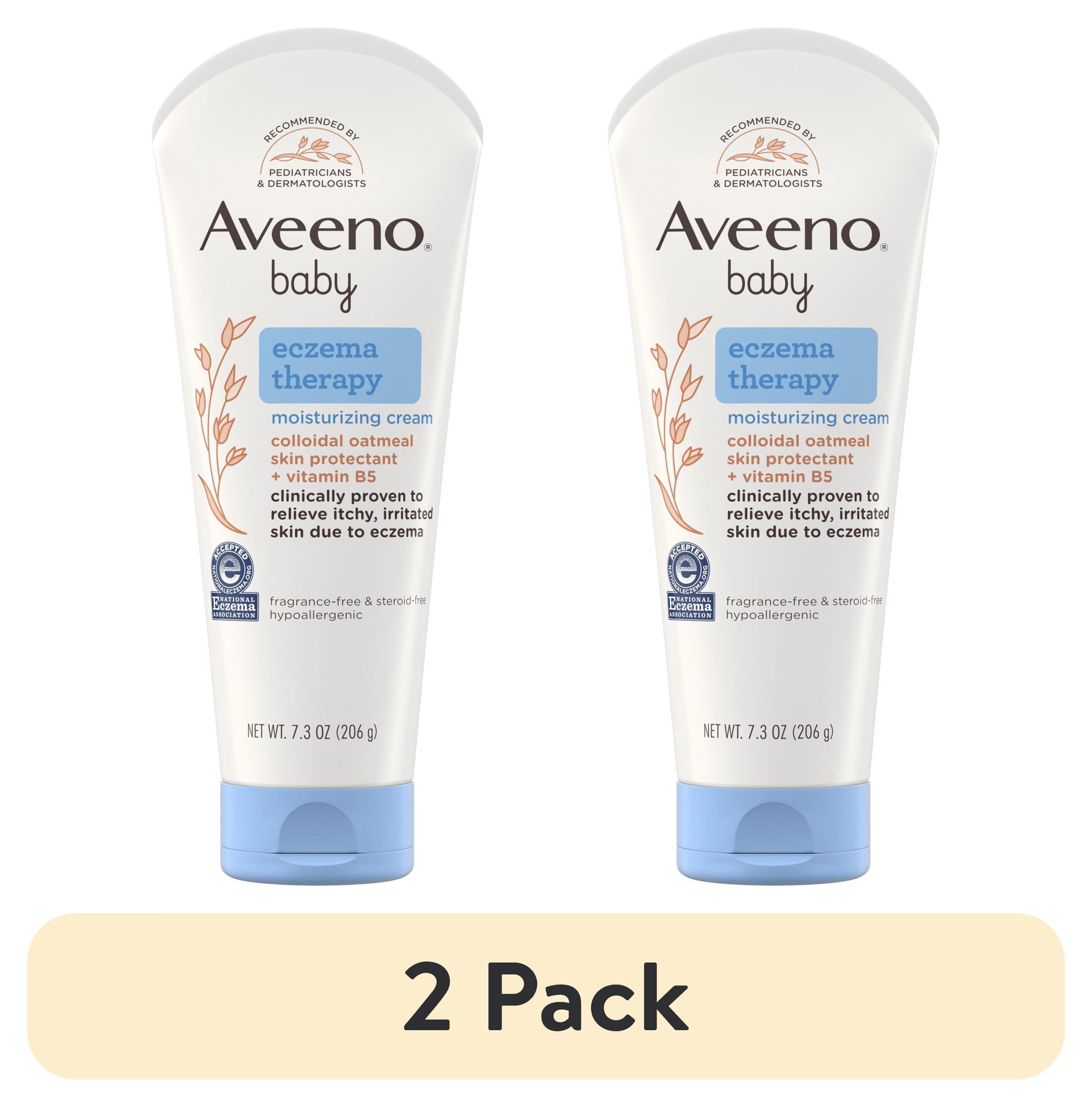 (2 pack) Aveeno Baby Eczema Therapy Moisturizing Cream, 7.3 oz