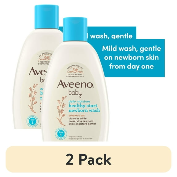 (2 pack) Aveeno Baby Healthy Start Nourishing Newborn Baby Body Wash, 8 fl. oz