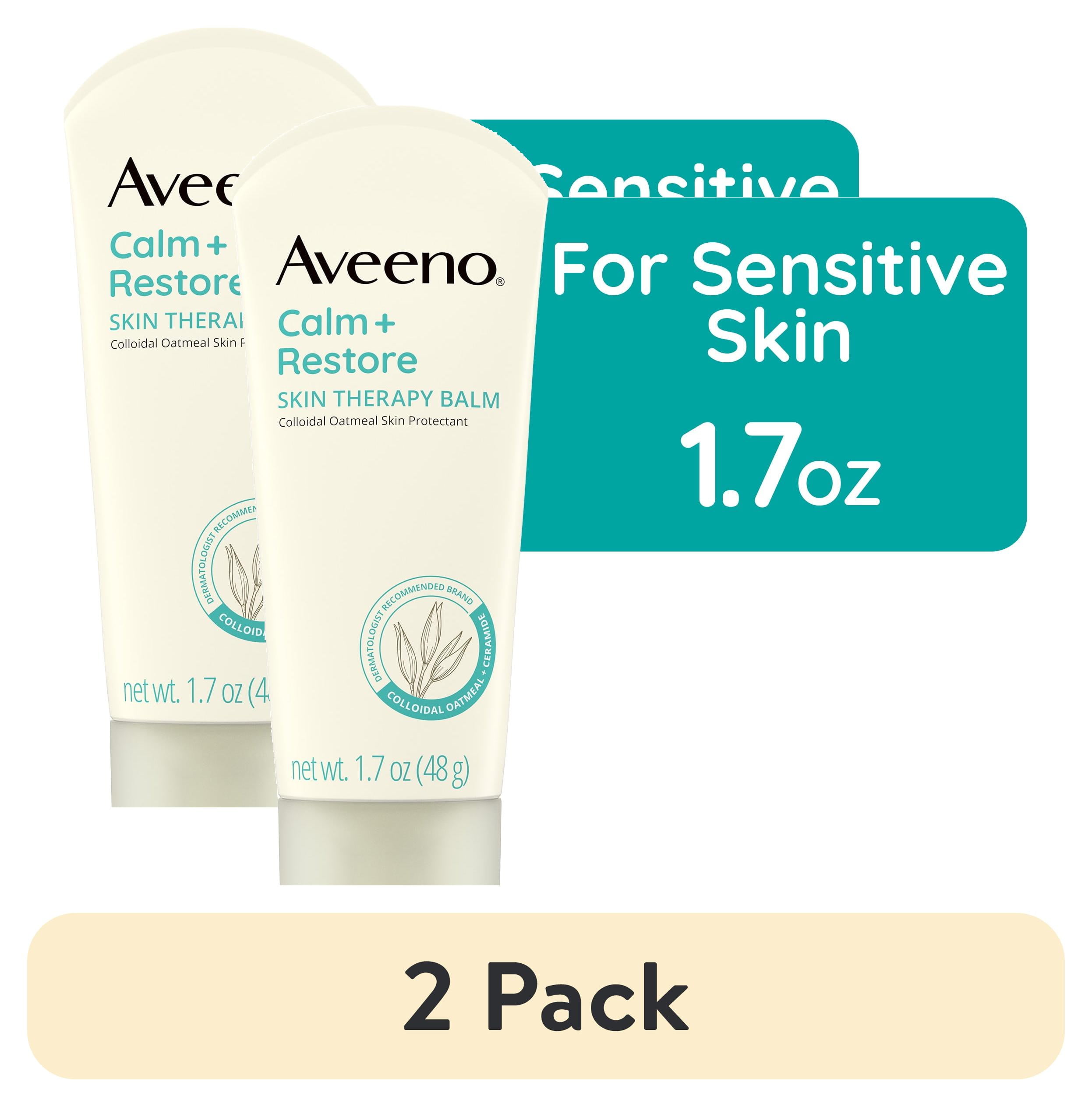 2 pack) Aveeno Calm + Restore Skin Therapy Balm for Sensitive Skin