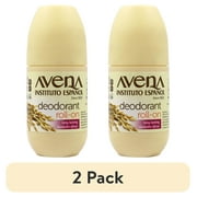 2 pack Avena Roll-On Deodorant, 100% Natural Oat, Unisex, Long-Lasting, 2.5 Fl oz. Bottle