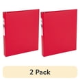 thumbnail image 1 of (2 pack) Avery Standard Binder, 1" Round Rings, Red Binder (03310), 1 of 10