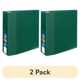 thumbnail image 1 of (2 pack) Avery Heavy-Duty 3 Ring Binder, 5" One Touch EZD Rings, 2.3/4.8" Spine, 1 Green Binder (79786), 1 of 8