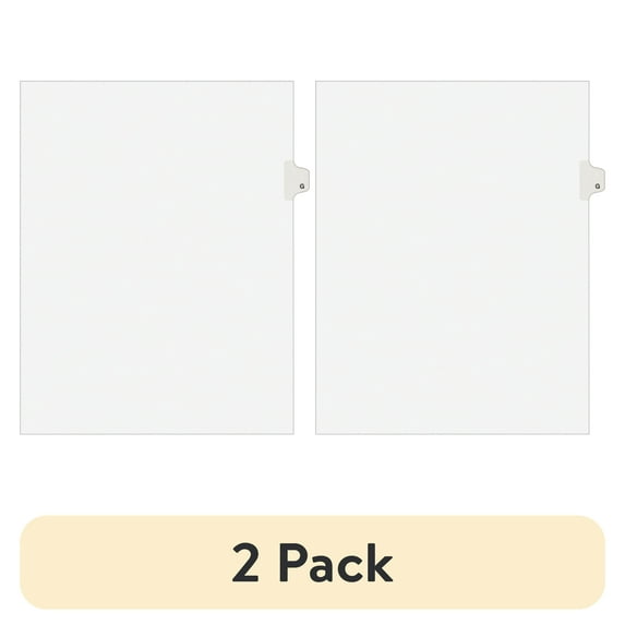 (2 pack) Avery Individual Legal Dividers Avery Style, Letter Size, Side Tab G (1407)