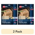 thumbnail image 1 of (2 pack) Avery Kraft Brown Rectangle Labels, 2" x 4", 250ct (5784), 1 of 10