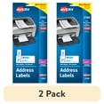 thumbnail image 1 of (2 pack) Avery Mini-Sheets Address Labels, Permanent Adhesive, 1" x 2-5/8", 200 Labels (2160), 1 of 5