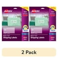 thumbnail image 1 of (2 pack) Avery Shipping Labels, Sure Feed, 2" x 4", 100 Clear Labels (18663), 1 of 10