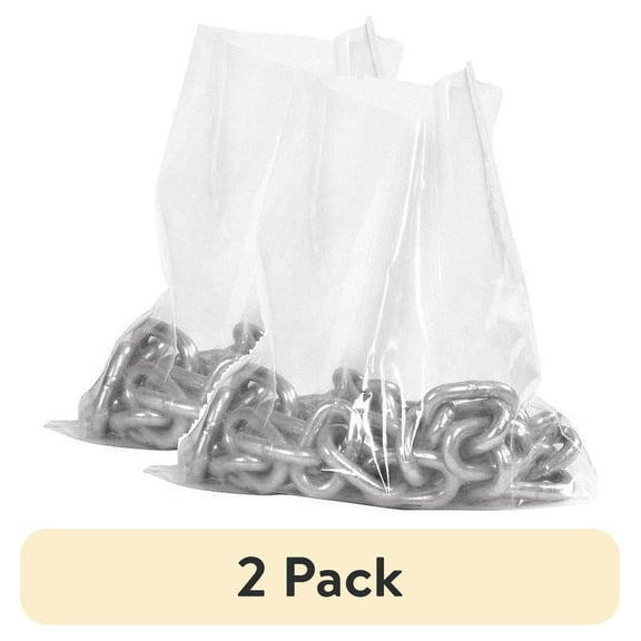 The Packaging Wholesalers Flat 1 Mil Poly Bags 4" x 4" Clear 1000/Case PB2210