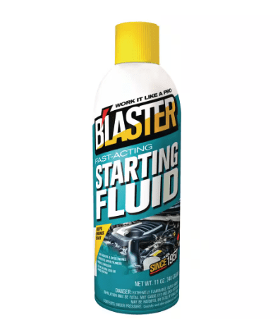 (2 pack) B’laster Fast-Acting Starting Fluid Spray, 11 oz — Starts Gas & Diesel Engines in Extreme Cold, Lubricates Upper Cylinders | Cars, Trucks, & Small Engines