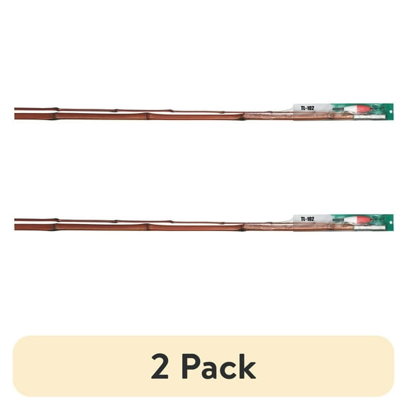 (2 pack) B'n'M Pole Company 10' Jointed Bamboo Fishing Rod
