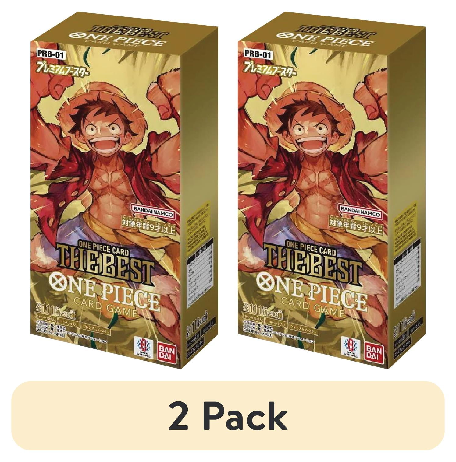 新品テープ付き ONE PIECE CARD THE BEST【PRB-01】 BANDAI One Piece Card Game Premium Booster Box, 10 Packs