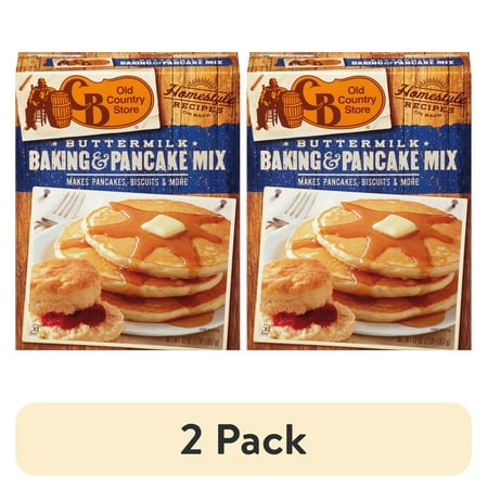 (2 pack) BC Old Ctry Store® Buttermilk Baking & Pancake Mix 32 oz. Box