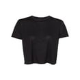 thumbnail image 1 of (2 pack) BELLA + CANVAS - Women’s Flowy Crop Tee - 8882 - Black - Size: XL, 1 of 5