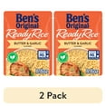 thumbnail image 1 of (2 pack) Ben's Original Butter and Garlic Flavored Ready Rice, Easy Dinner Side, 8.8 Ounce Pouch, 1 of 11