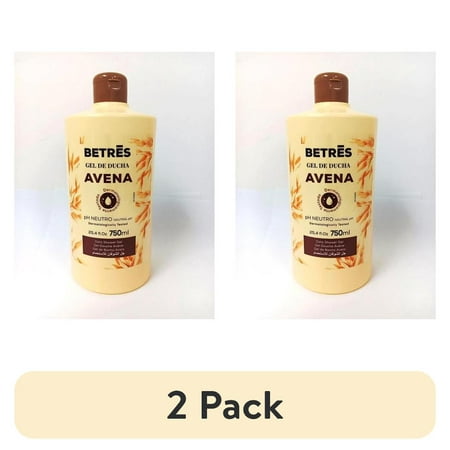 (2 pack) BETRES OATMEAL BODY WASH/AVENA GEL 25.4 OZ