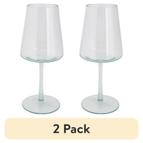 (2 pack) Better Homes & Gardens 17-Ounce Tritan Flare Wine Glass, Teal