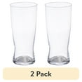 thumbnail image 1 of (2 pack) Better Homes & Gardens Glass 20-Ounce Pilsner Glass, Clear, 1 of 8