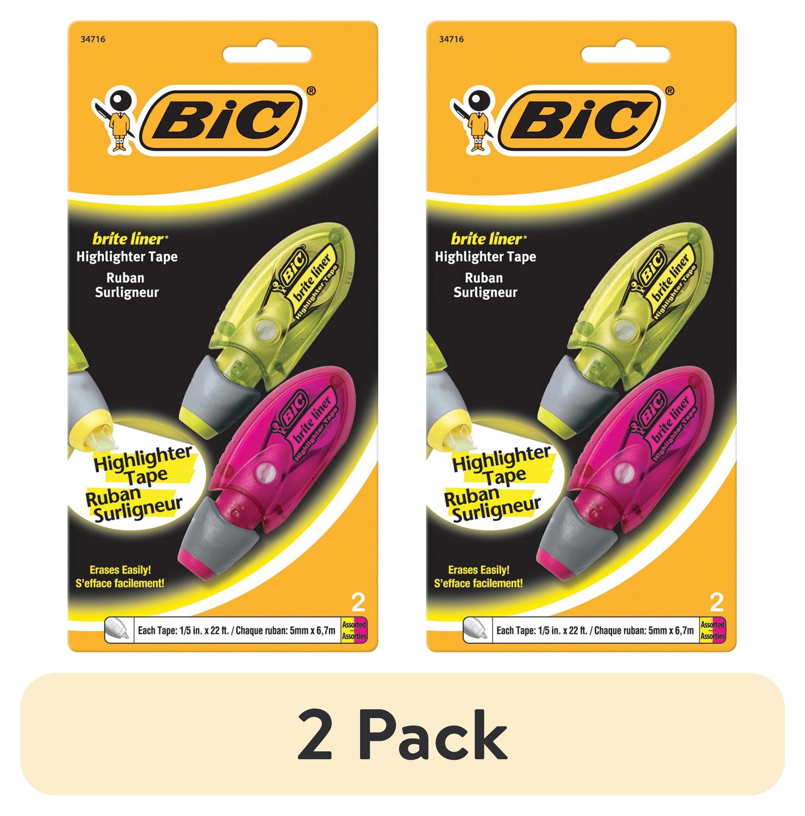 BIC Brite Liner Dispenser Highlighter Tape - Walmart.com