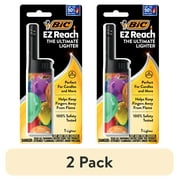 (2 pack) BIC EZ Reach Favorites Candle Lighter, Assorted Favorite Designs, 1-Pack (Designs Will Vary)