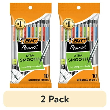 (2 pack) BIC Xtra Smooth Mechanical Pencil, 0.7 mm, 10 Count