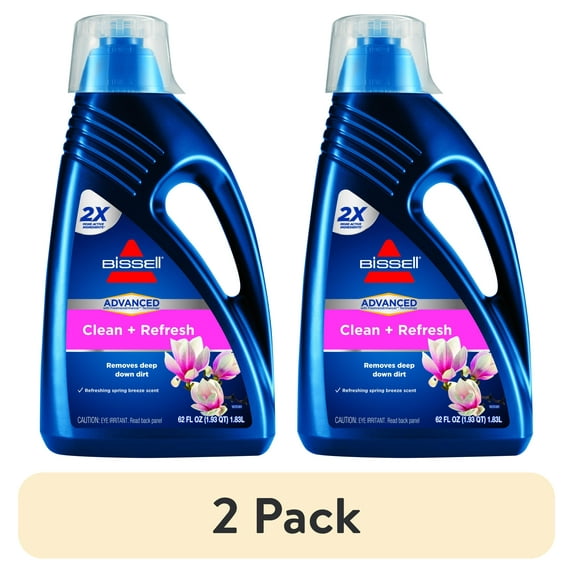 (2 pack) BISSELL 84U4 Carpet & Rug Cleaners, Spring Breeze Scent, 62 Fluid Ounce