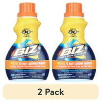 (2 pack) BIZ Stain and Odor Eliminator Liquid for Tough Stains, 50 fl oz