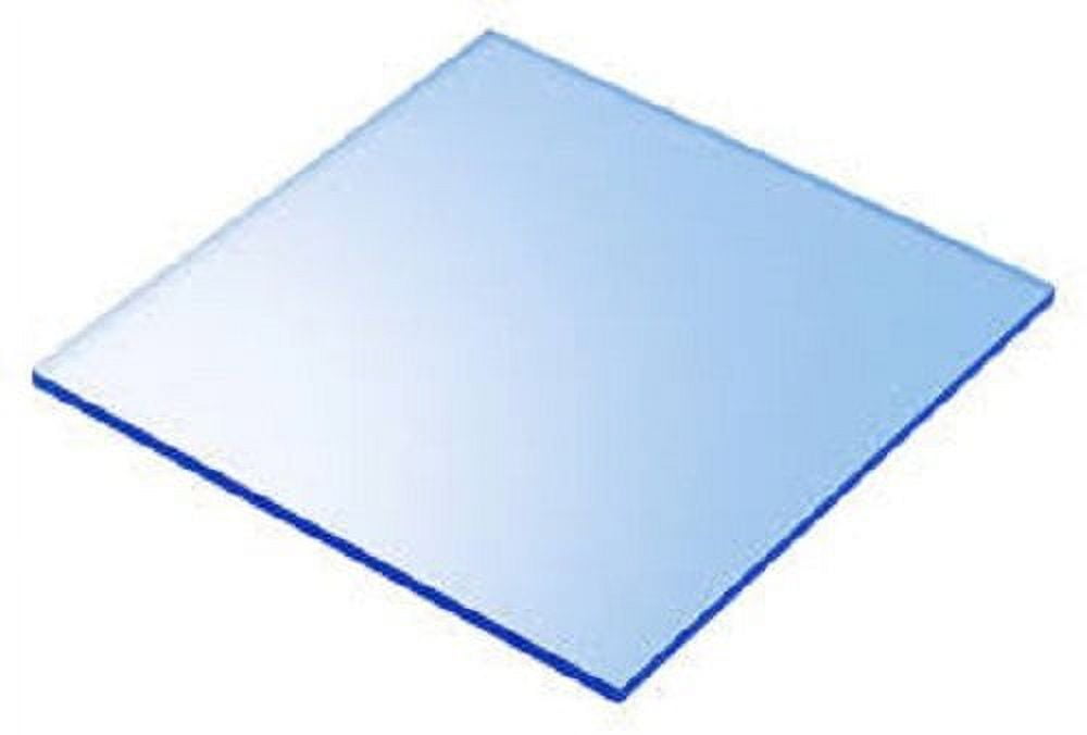 2 pack- BLUE # 9092    FLUORESCENT ACRYLIC PLASTIC SHEET 1/8"  12" X 12"