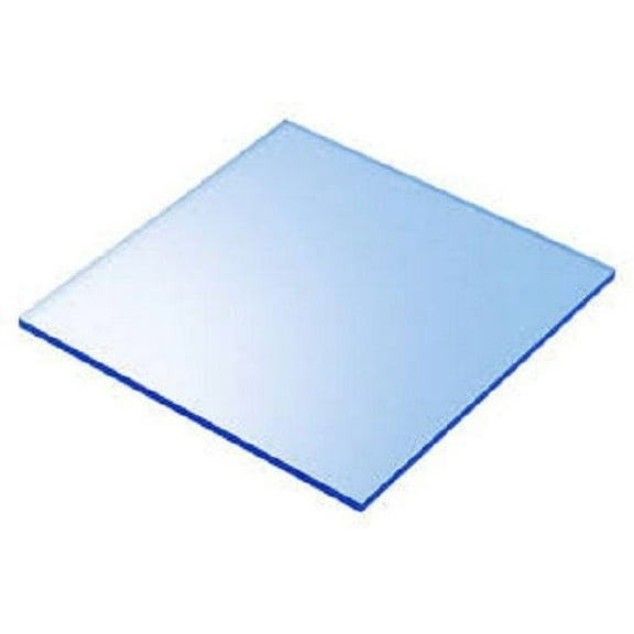 2 pack- BLUE # 9092 FLUORESCENT ACRYLIC PLASTIC SHEET 1/8" 8" X 12"
