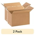 thumbnail image 1 of (2 pack) BOX USA 1066 Long Corrugated Boxes,10"x6"x6",Kraft,PK25, 1 of 5