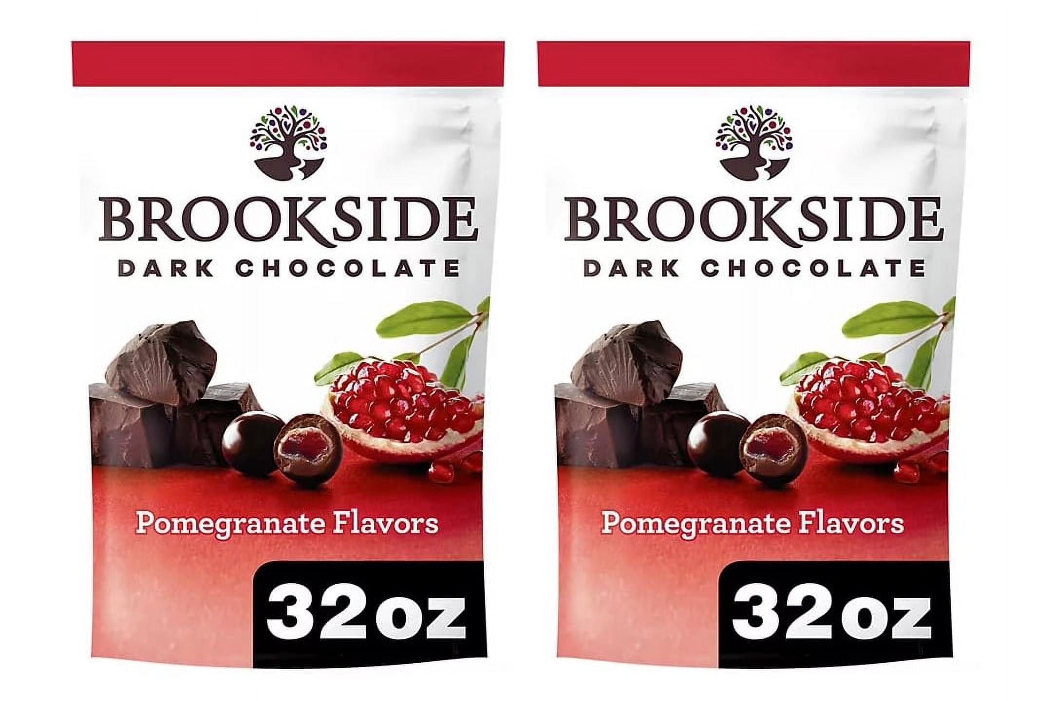 2 pack BROOKSIDE Dark Chocolate Pomegranate Flavored Candy, 32 oz each